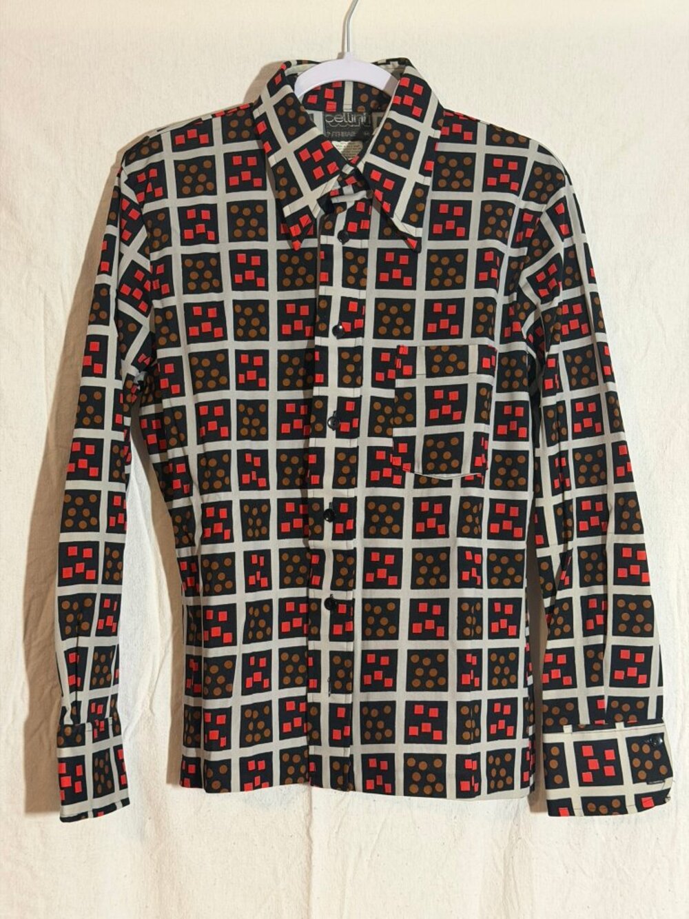 Vintage Cellini Button Down Shirt Medium